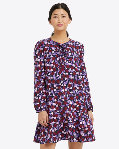 Rosanne Shift Dress in Plum Floral – Draper James