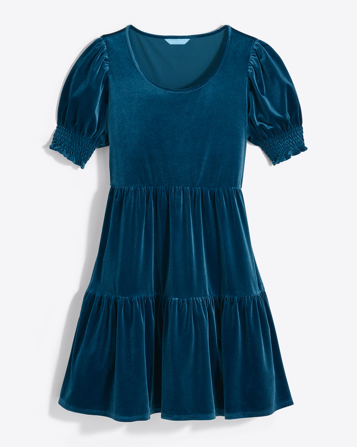 Lee Ann Dress in Blue Velvet