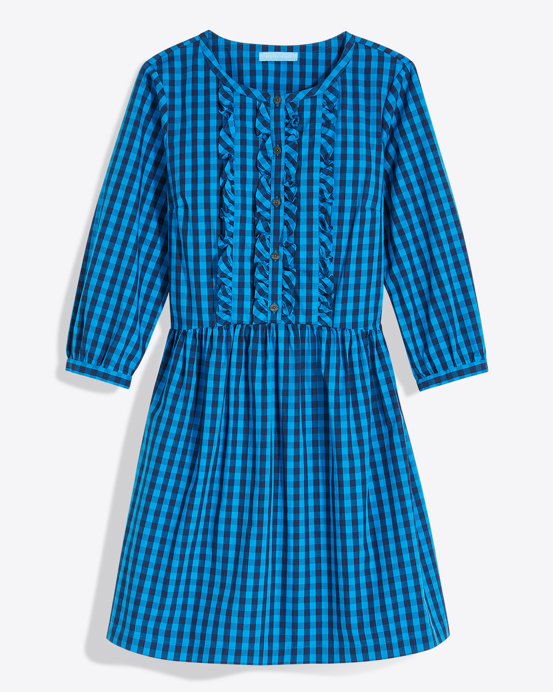 Wanda Dress Blue Gingham