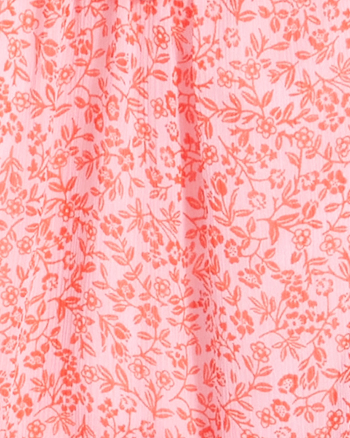 Brandi Tie Waist Dress in Tangerine Floral