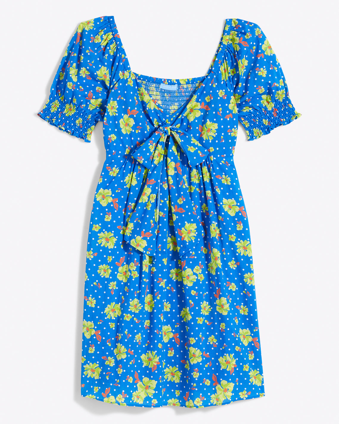 Jennifer Mini Dress Polka Dot Floral