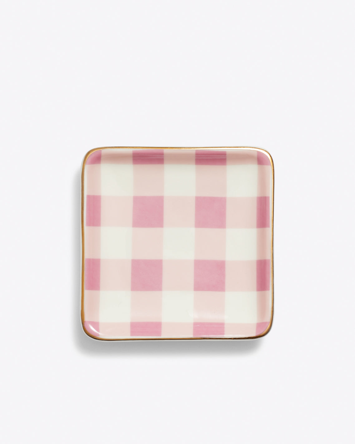 Small Trinket Tray in Gingham
