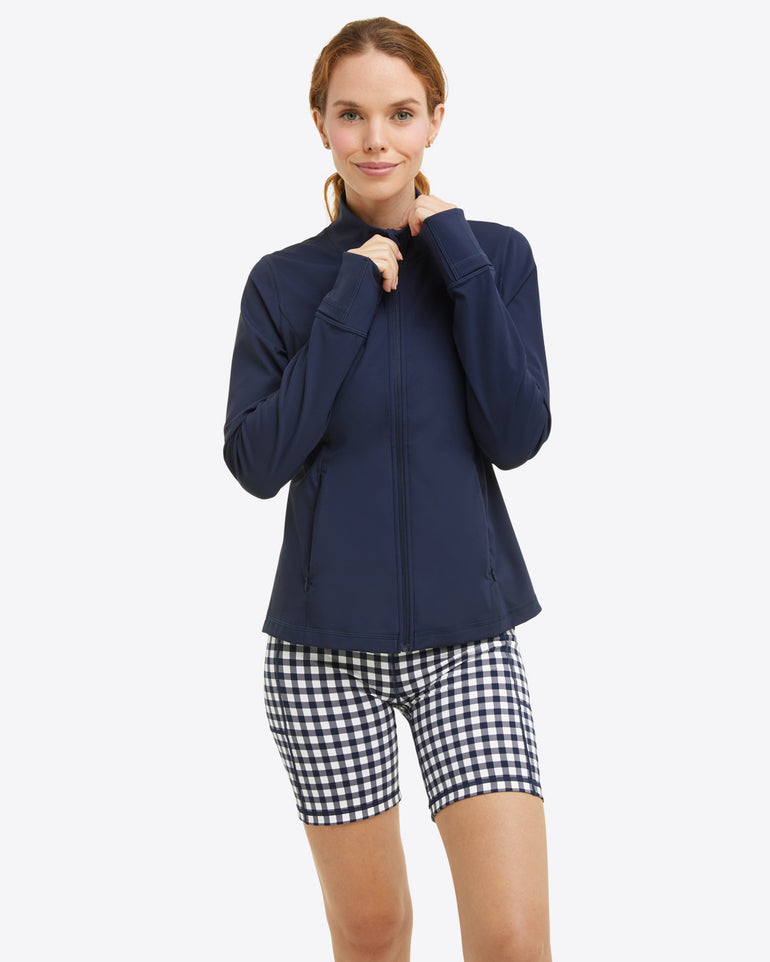 Warm Up Jacket in Navy