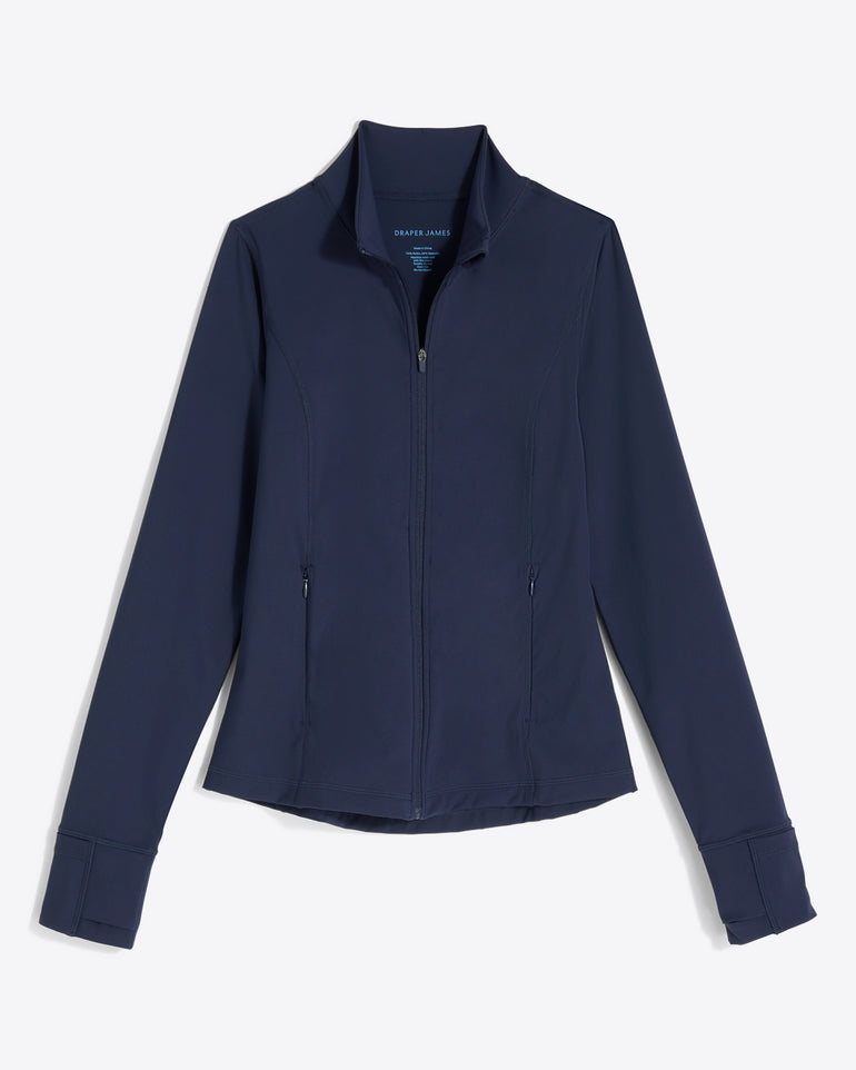 Warm Up Jacket in Navy