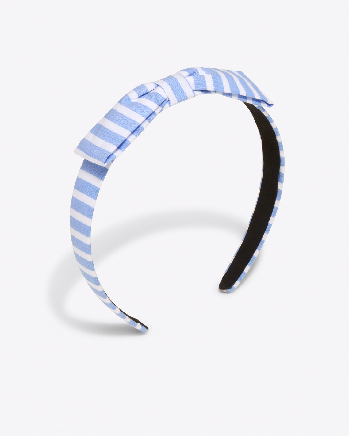 Bow Headband in Blue Stripe
