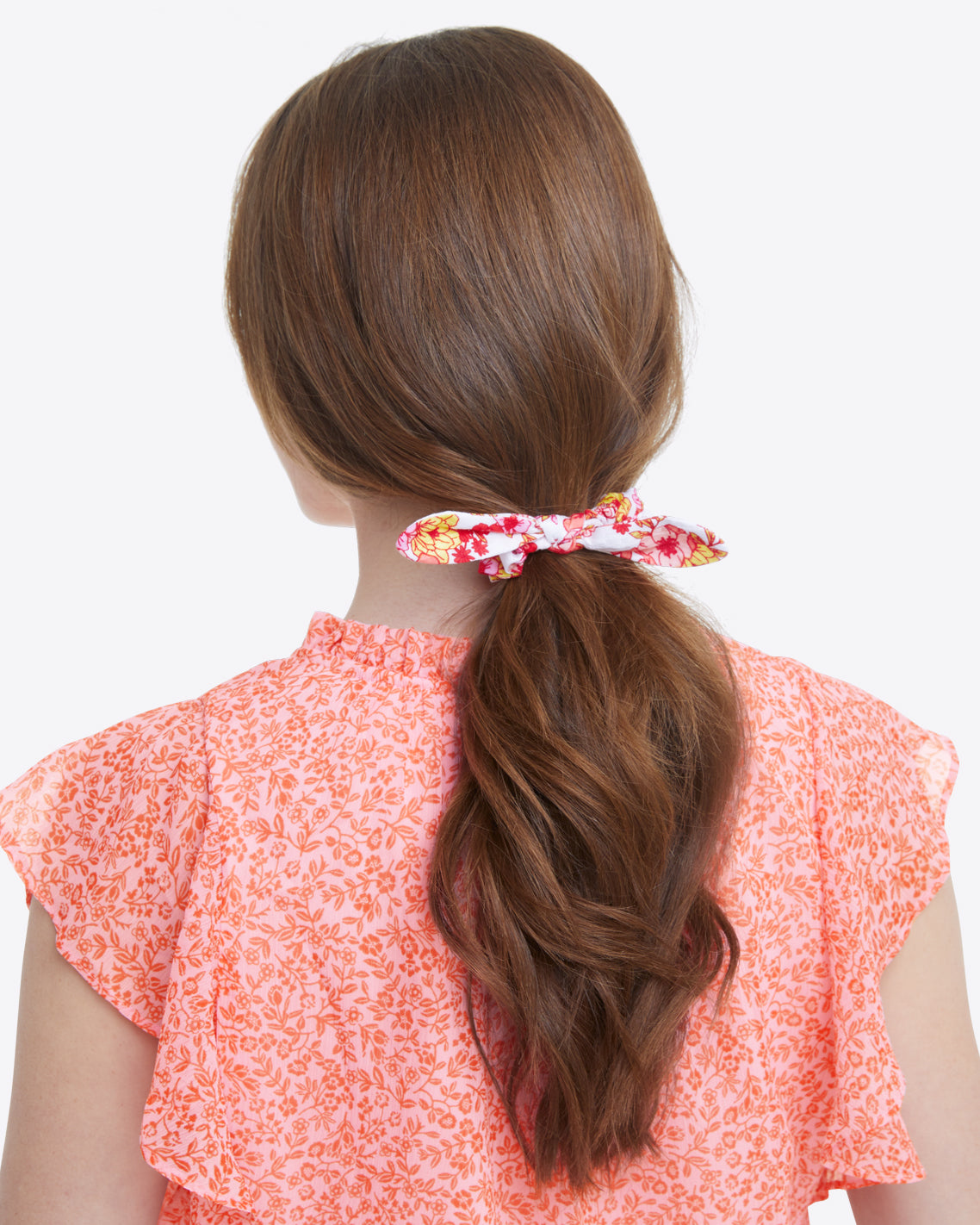 Bow Scrunchie in Field Blossom