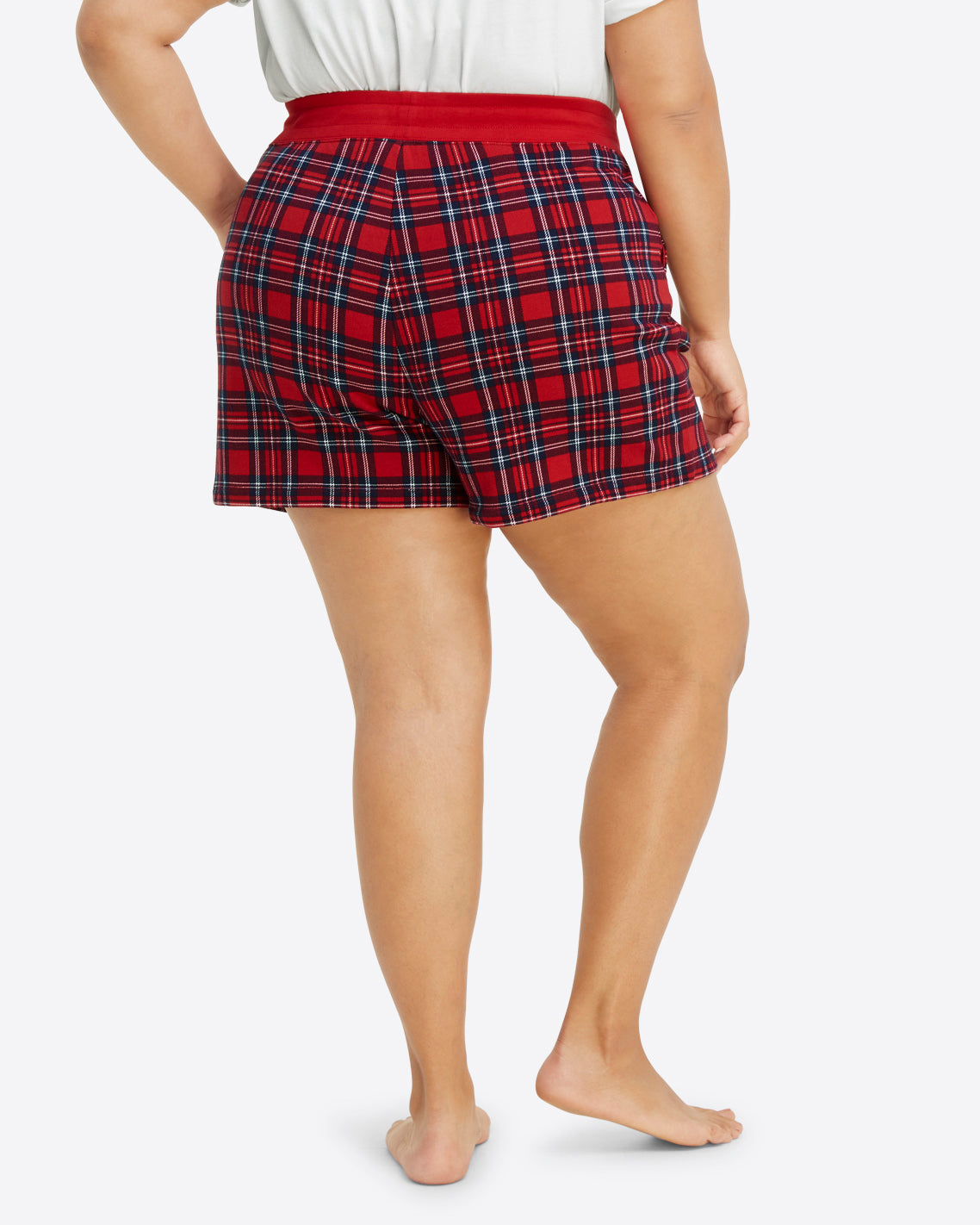 Natalie Sweat Shorts in Angie Plaid