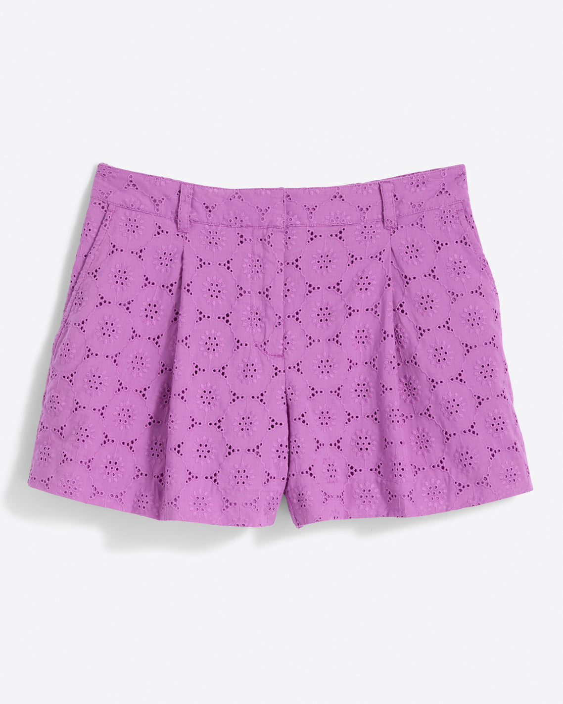 Woven Shorts in Eyelet