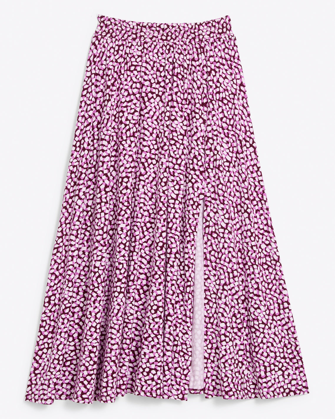 Side Slit Skirt in Pink Square Dot – Draper James