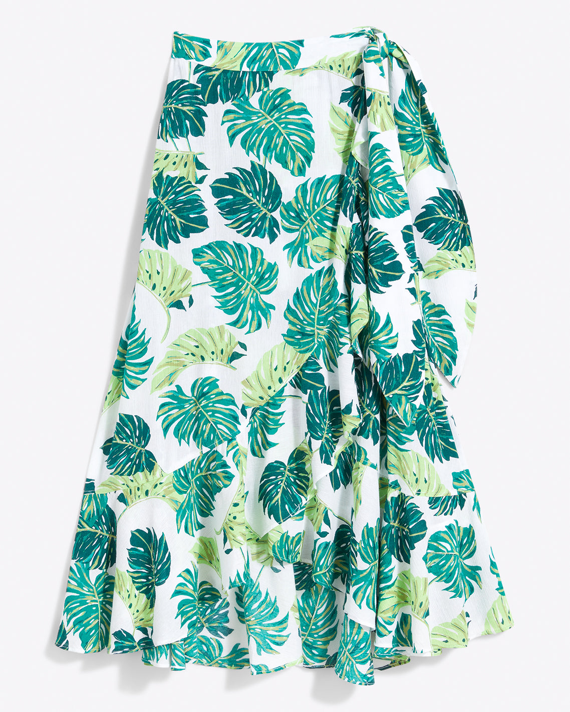 Floral Maxi Skirt in Monstera Floral