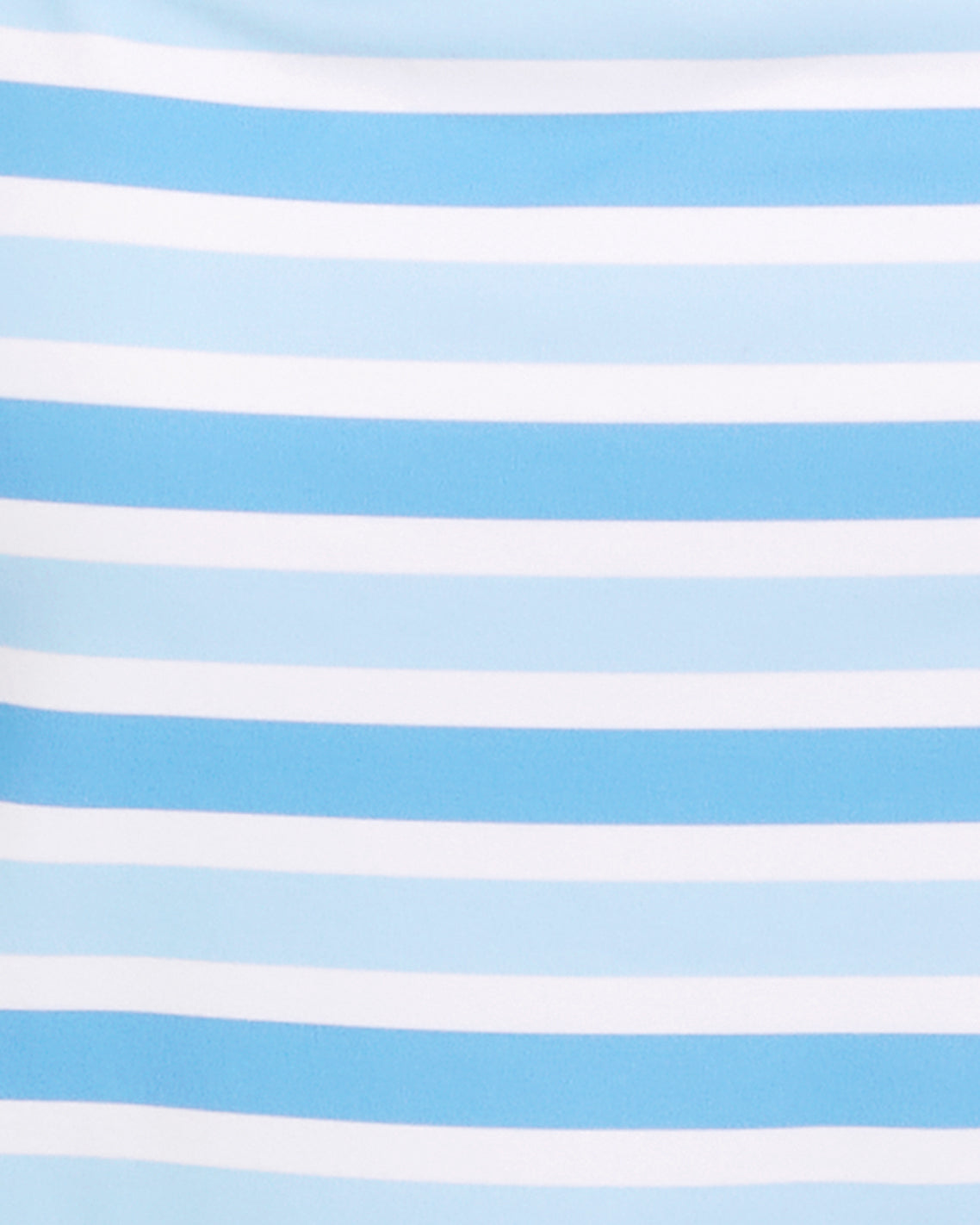 Ruffled One Piece Swimsuit in Awning Stripe