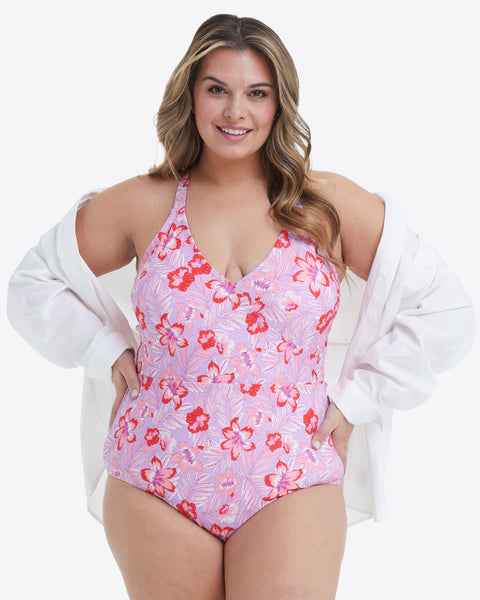 Smocked One Piece - Floral Fever  One piece, Scalloped one piece swimsuit,  Floral one piece swimsuit
