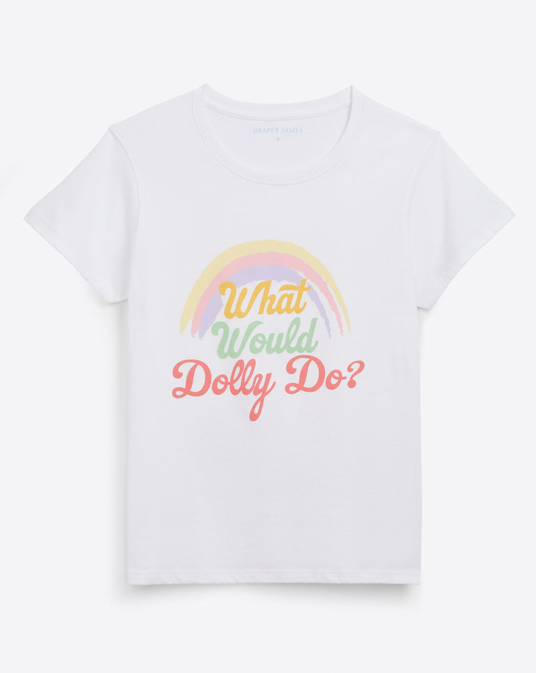 What Would Dolly Do Rainbow T-Shirt