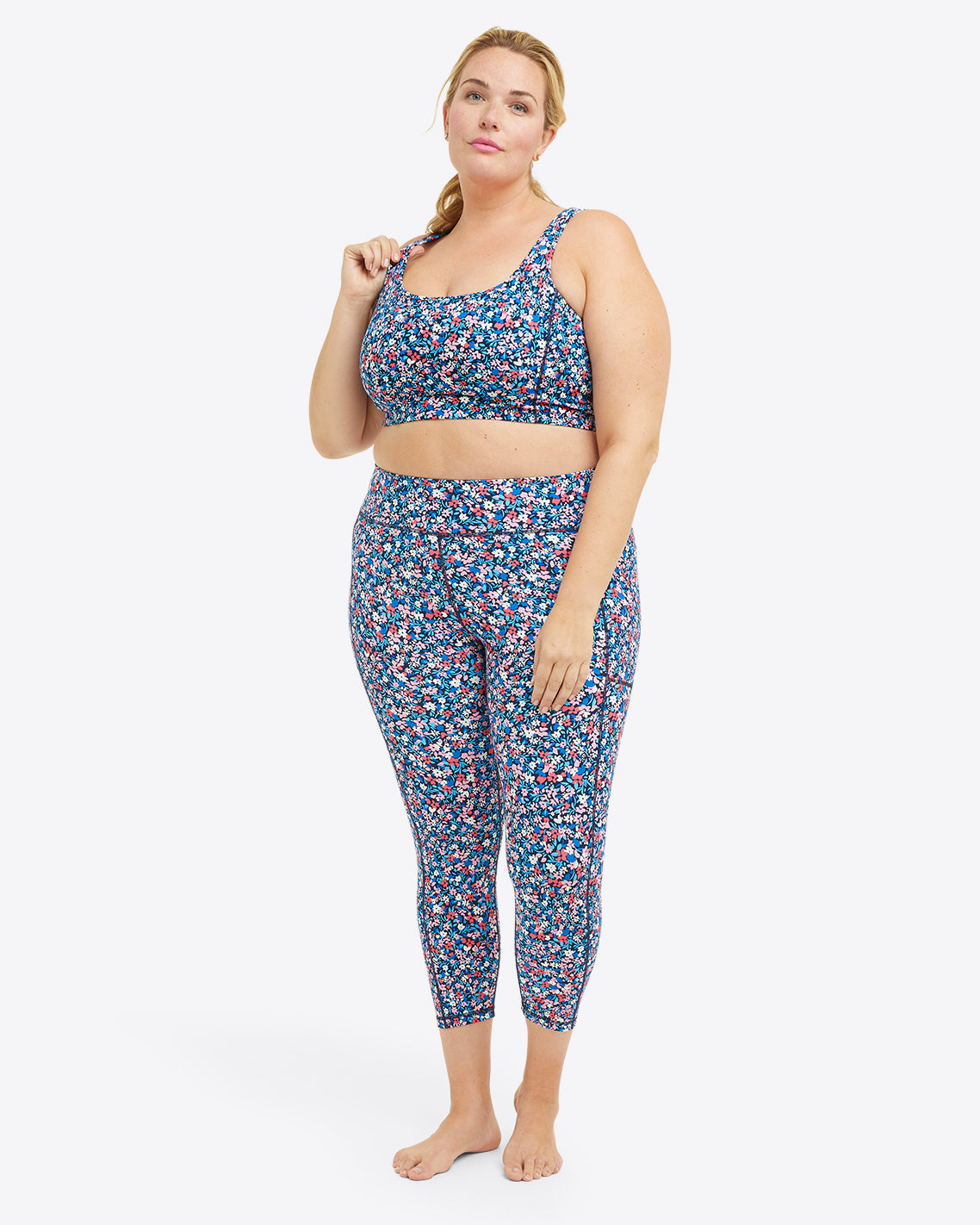 Plaid All-Over Print Sports Bra sold by Daisy