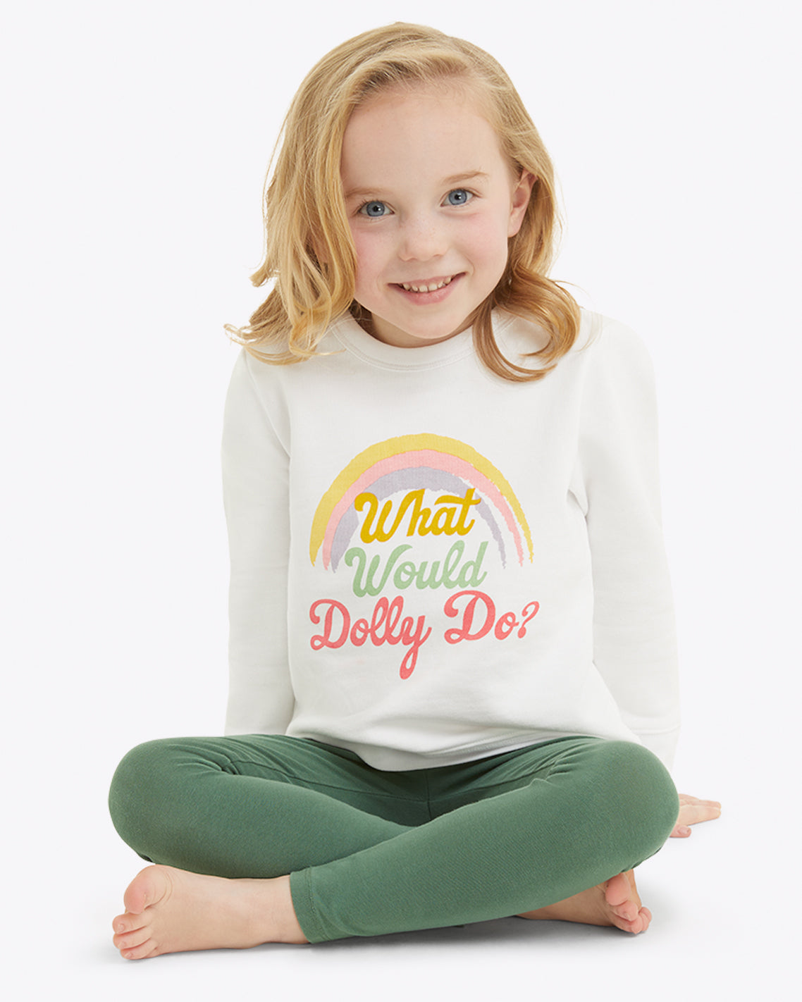 Kids best sale rainbow sweatshirt