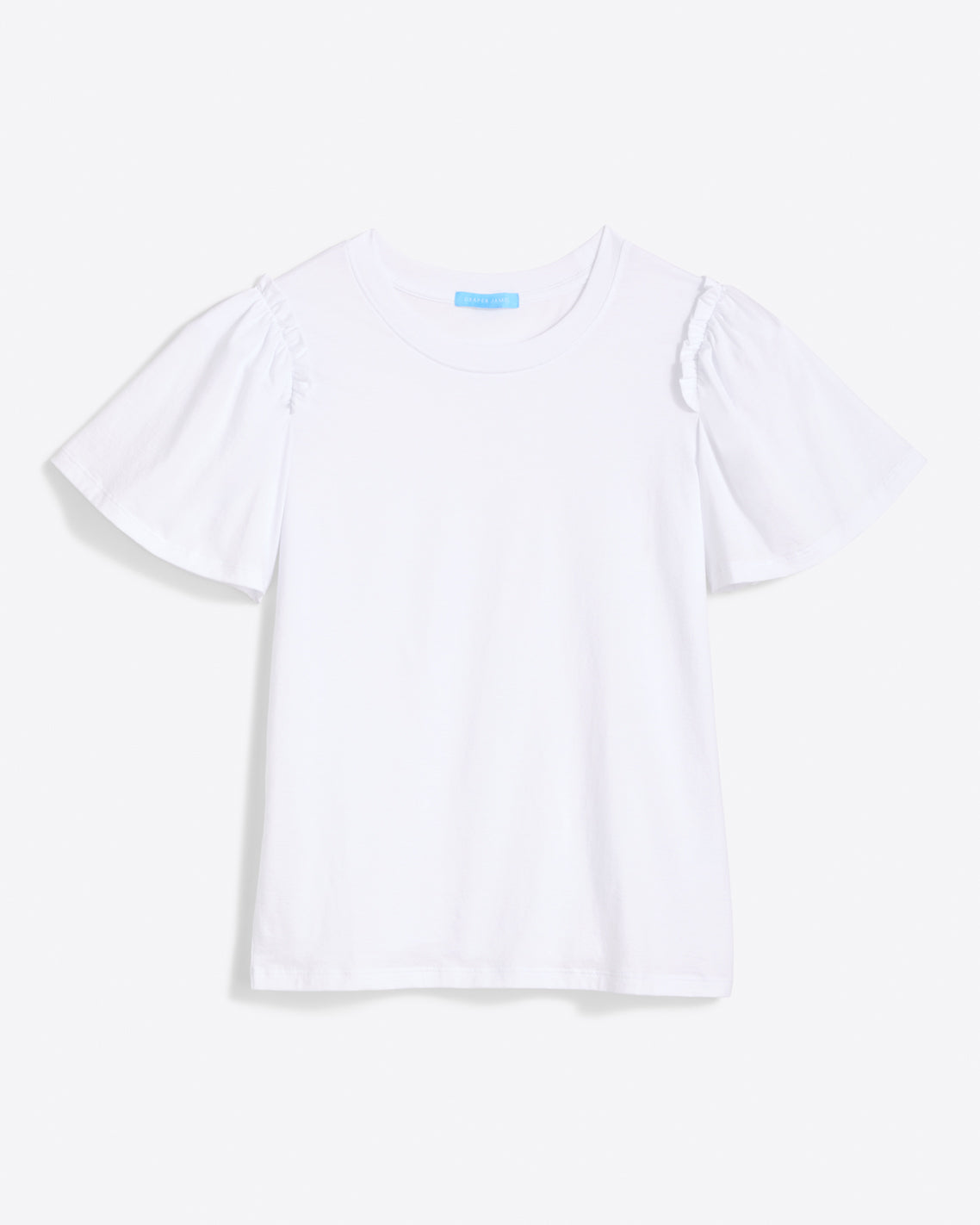 Short Sleeve Easy Knit Top in White – Draper James