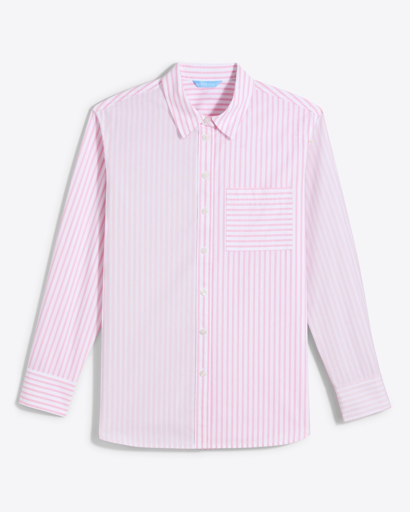 Lynn Long Sleeve Top in Pink Mixed Stripe