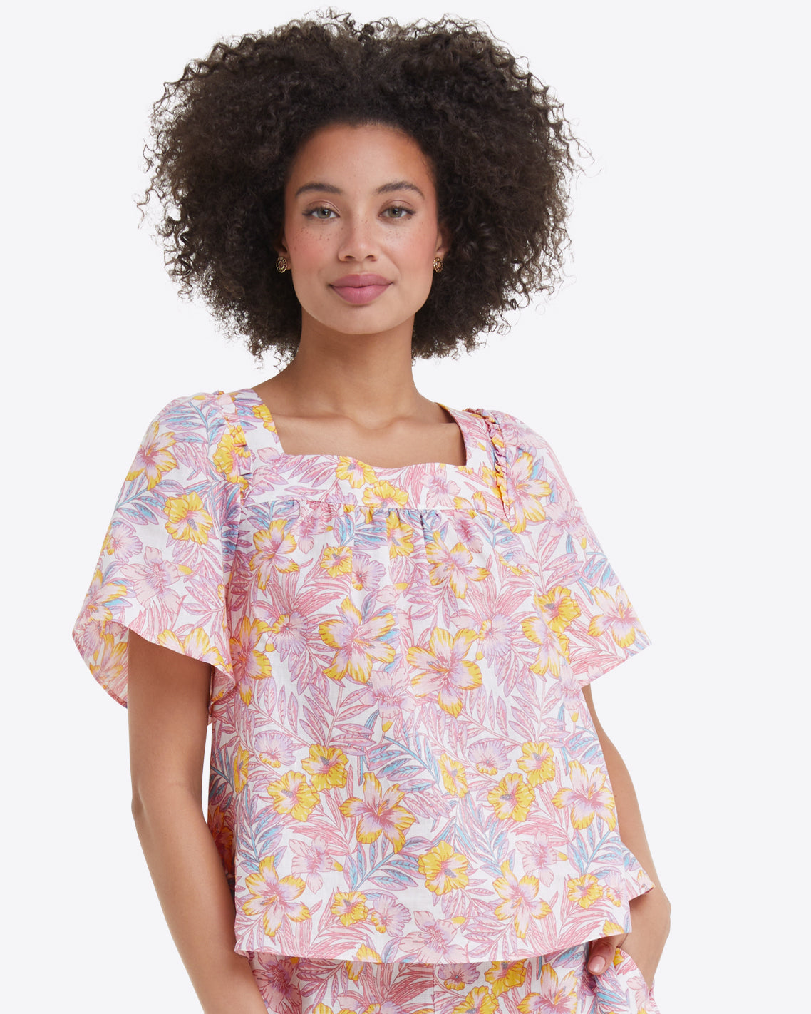 Maren Top in Lily Floral