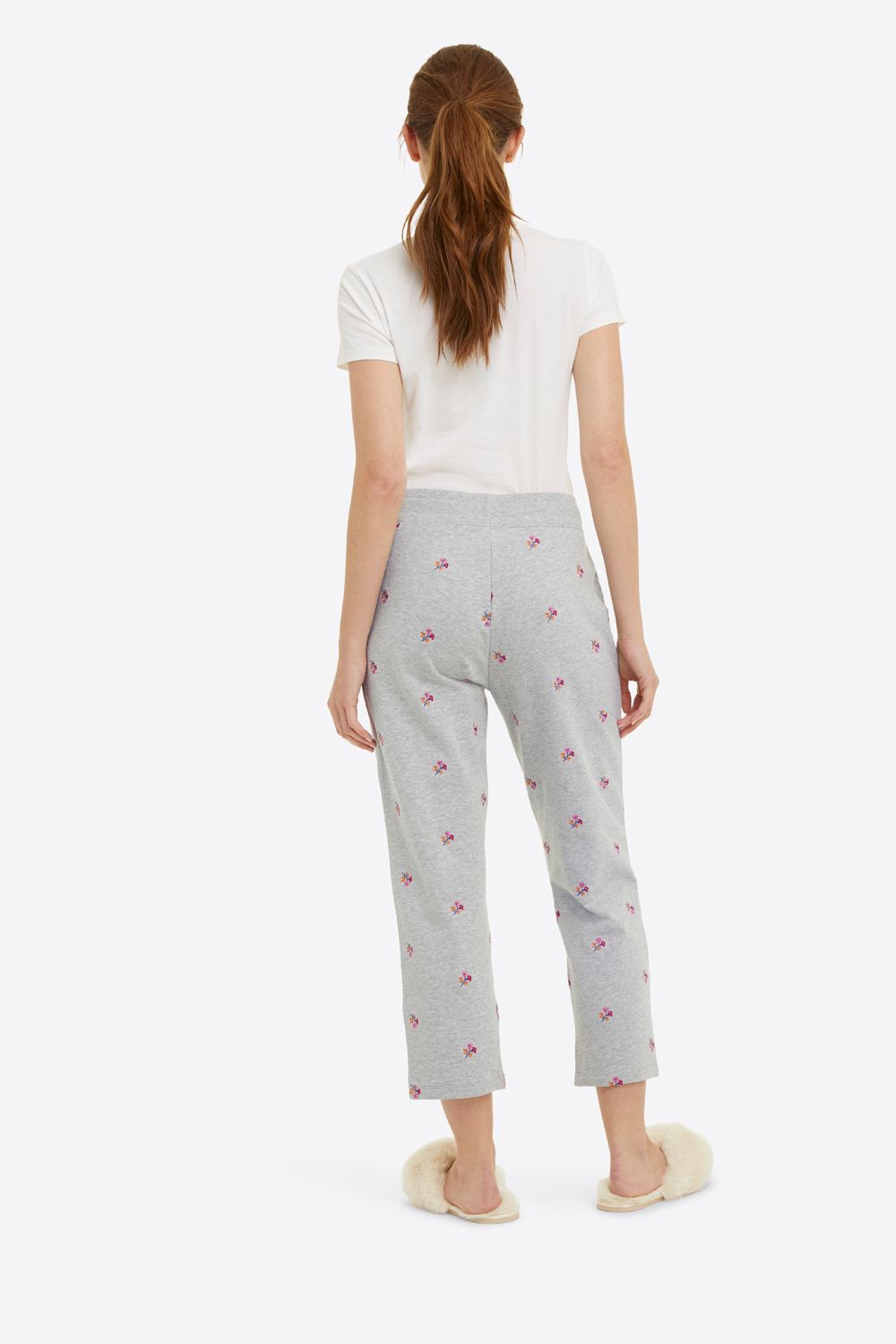 Natalie Sweatpants Embroidered Viola