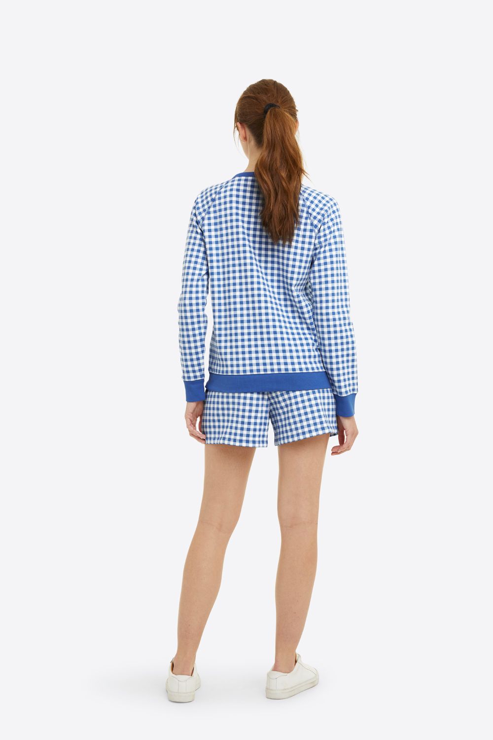 Natalie Sweat Shorts Gingham