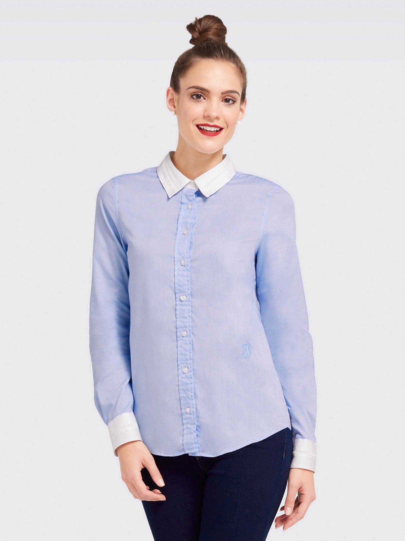 Contrast Collar Classic Button Down*